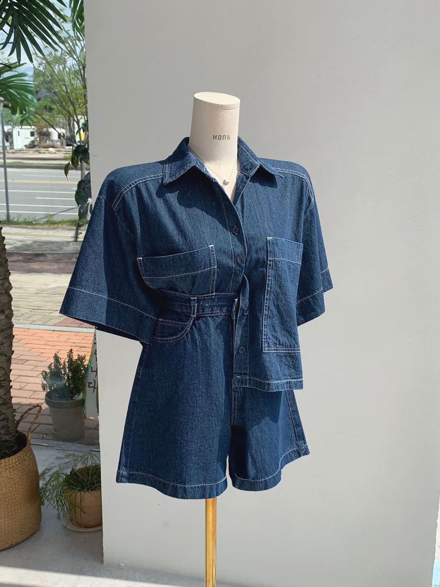 Denim Set (Shirt & Pants)