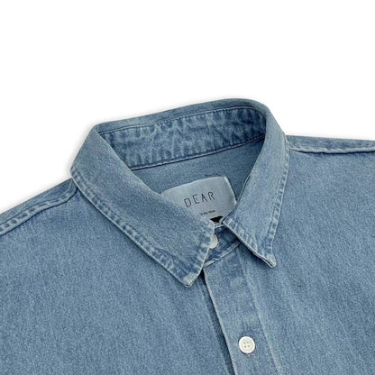 Denim Washed Short Sleeve Shirt