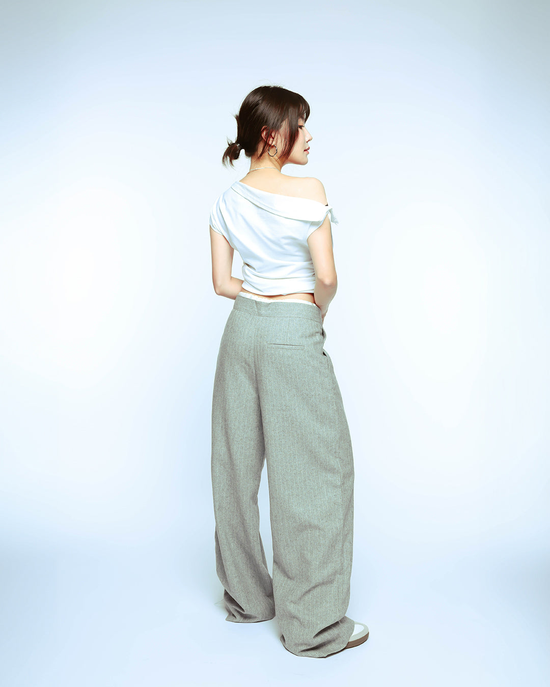 Wool Double Wide Pant