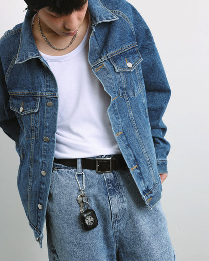 Marble Denim Jacket