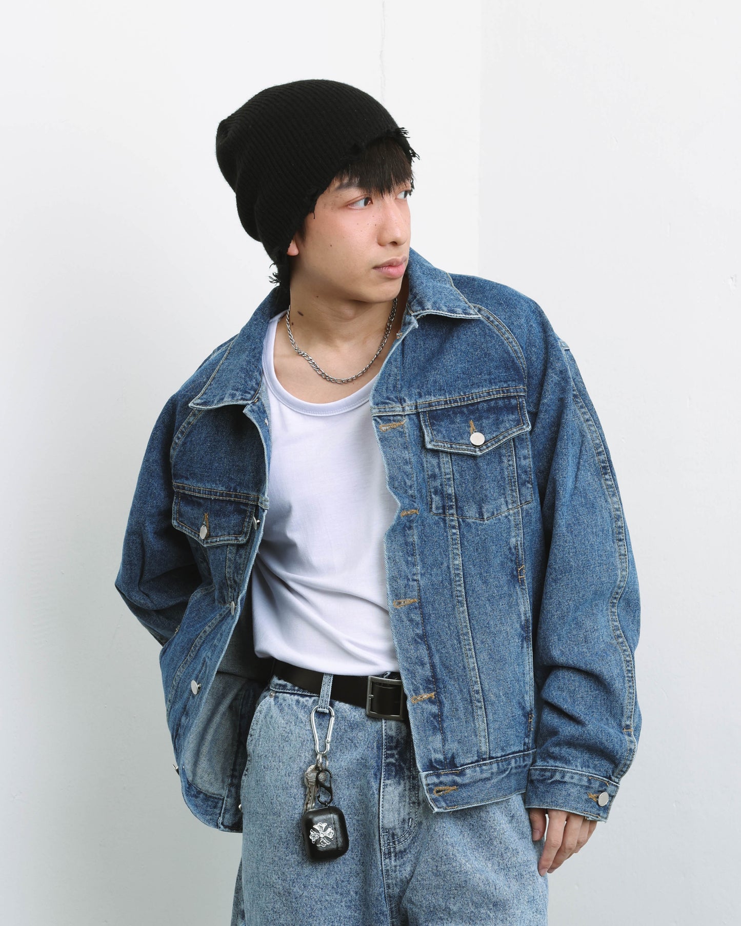 Marble Denim Jacket