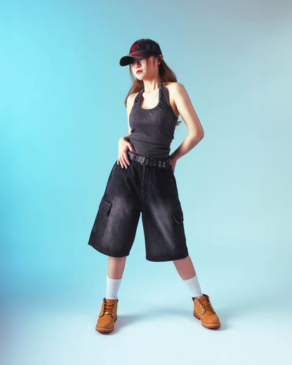 Bermuda Wide Cargo Pants