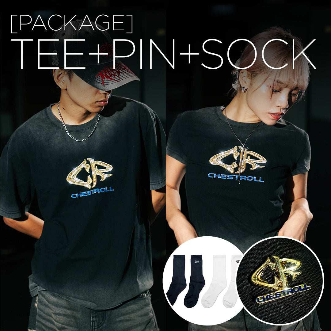 [Package] Chestroll Unisex / Baby Tee + Pin + Sock